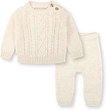 Kids' Layette Long Sleeve Cardigan Sweater and Legging Set