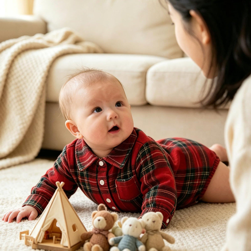 Newborn Outfit Baby Romper Boy Girls Flannel Bodysuit