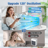 AI Portable Air Conditioners Fan with 120° Rotating Function,Evaporative Mini Room Air Conditioners