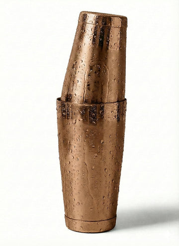 Boston Cocktail Shaker Set Weighted 18 and 28 Oz Antique Copper - Set of 2