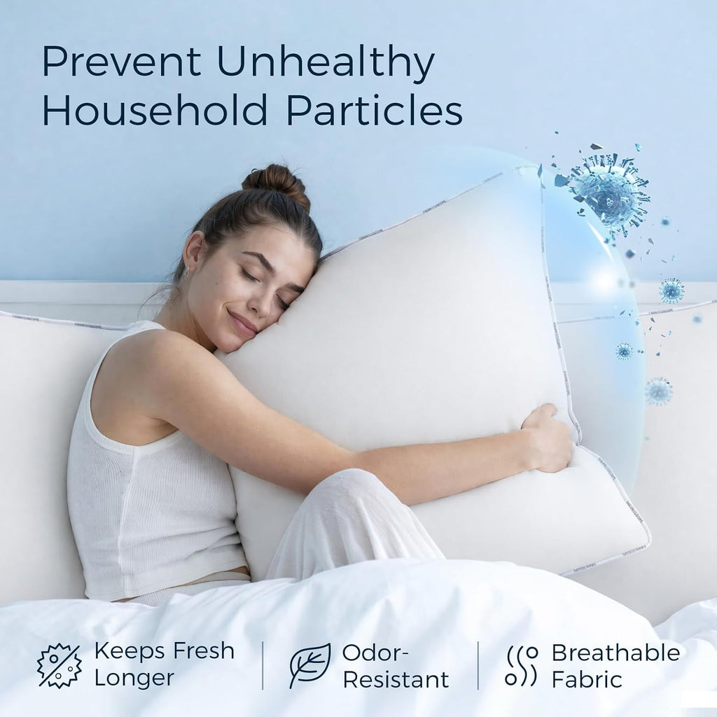 Hypoallergenic Throw Pillow Inserts, 20 x 20 - Set of 2