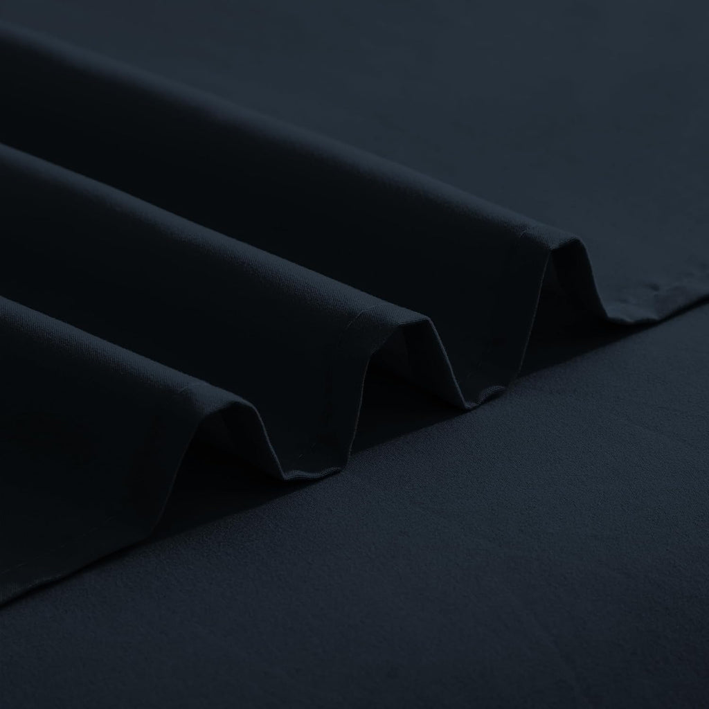 1500 Premier Hotel Quality 4-Piece Bed Sheet Sets, Deep Pockets - Luxurious Wrinkle Free & Fade Resistant, King, Black