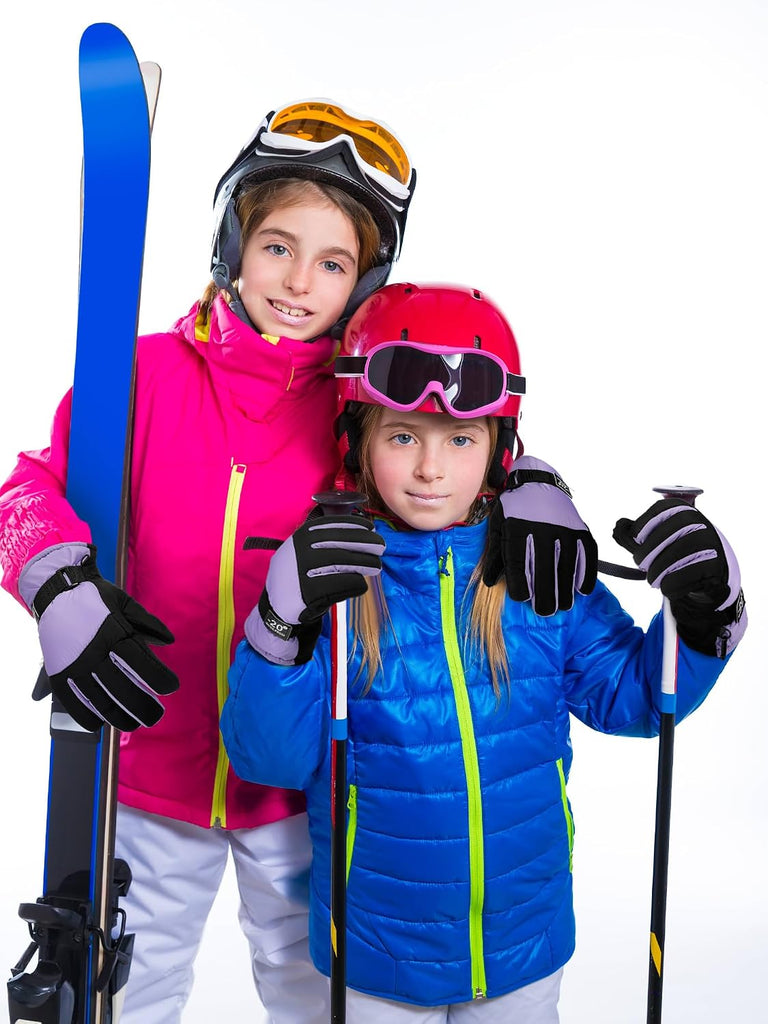 Kids Waterproof Winter Snow Ski Gloves