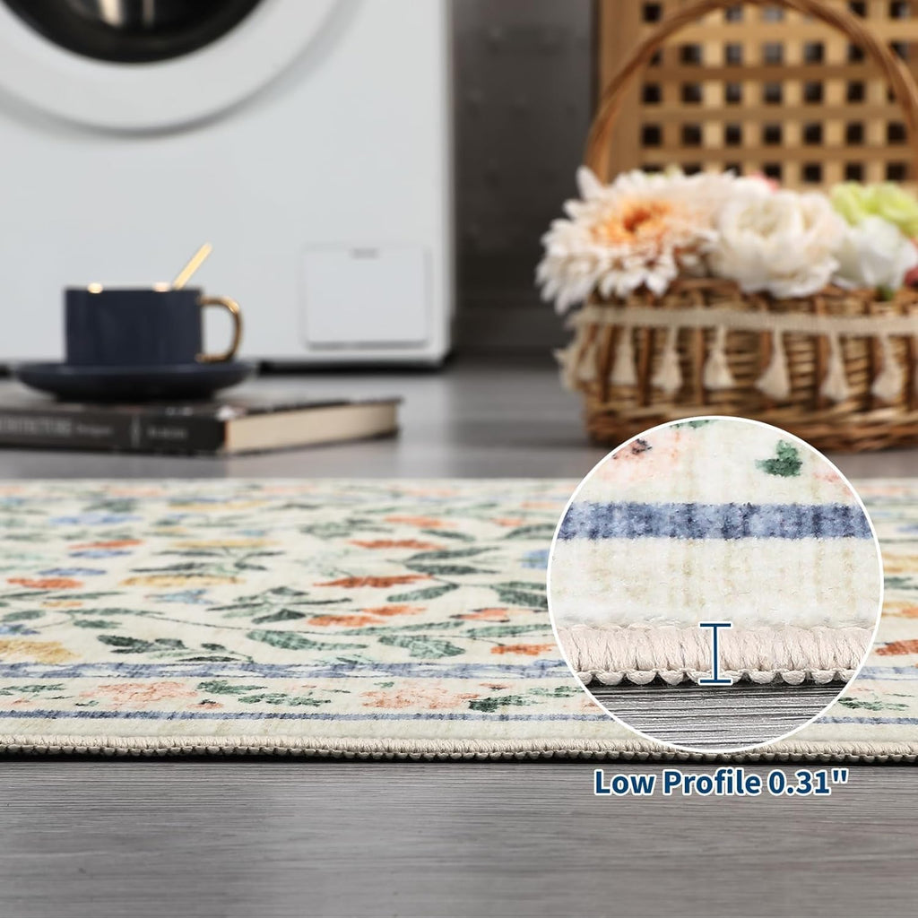 Washable Area Rug 9 x 12
