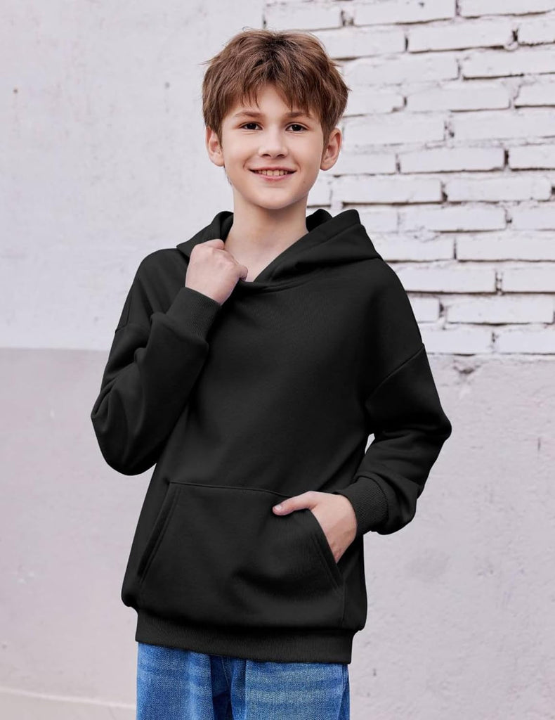 Boys Fashion Hoodies Kids Fleece Pullover Hooded Sweatshirts