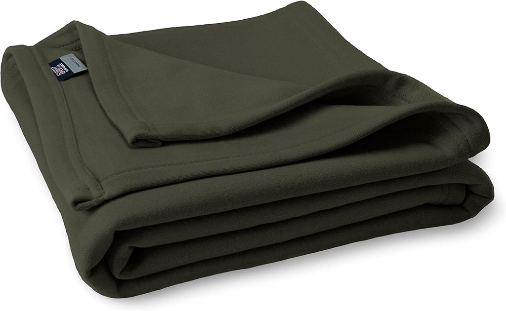 Lightweight Sweatshirt Blanket Throw - Warm & Cozy, Breathable Oversized Fleece Knit, Couch, Bed, Travel, Cold