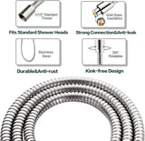 High Pressure Shower Head Combo with Two Spray Setting Fixed Shower Head and Two Spray Settings Handheld Shower Head