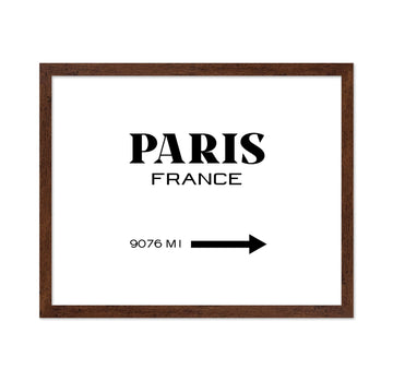Master Paris Poster - France Print - Paris France Sign - Gift for Him, Her, French, Travel Lover - Typographic Decor