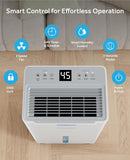 21 Pints Dehumidifier for Basement - 1500 Sq.ft Dehumidifiers for Home, Bedroom & Bathroom with Continuous Drain Hose