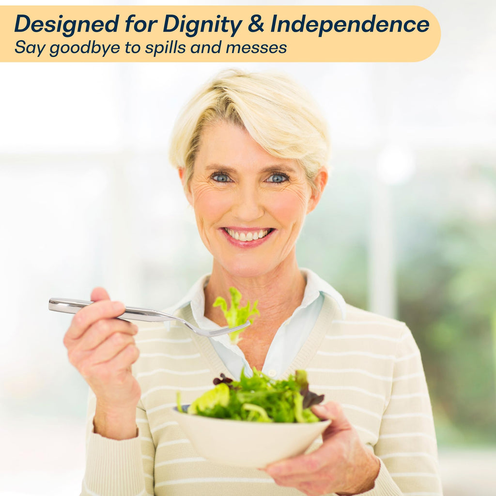 Weighted Utensils for Hand Tremors and Parkinsons Weighted Silverware 4PCS
