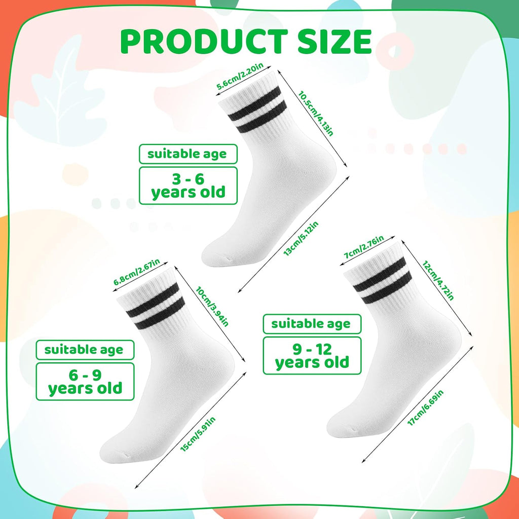 6/8/10 Pairs Boys Kids Novelty Crew Socks
