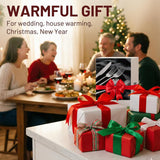 40 Pack Silverware Set for 8, Food-Grade Stainless Steel Flatware Set