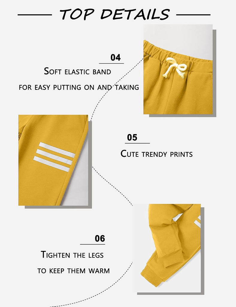 Toddler Boy Clothes Long Sleeve Hoodie Sweatsuits Tops and Pants 2Pcs Boys Fall Winter Outfits Set