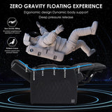 Astronaut Zero Gravity Home Theater Seating Top Grain Leather Recliner Sofa Power Headrest Footrest with Carbon Fiber