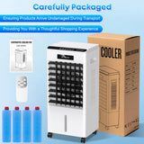 Portable Air Conditioners, 3-in-1 AC Cooling Fan 3 modes 3-Speed with Remote Control & 4 Ice Boxes