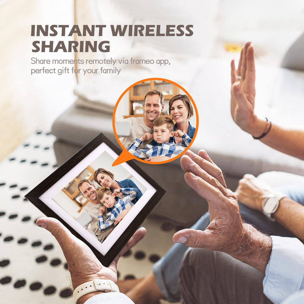 10.1" WiFi Digital Picture Frame, Smart Cloud, Frameo App