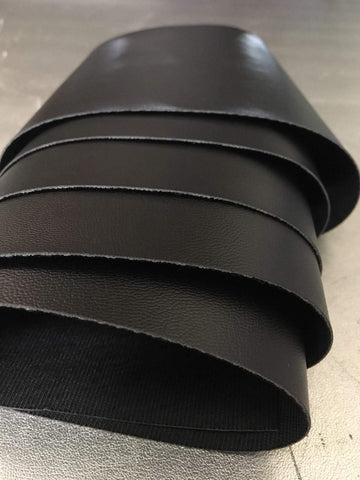 Black Upholstery Faux Leather Vinyl Fabric Per Yard 54" Wide Shipped Rolled