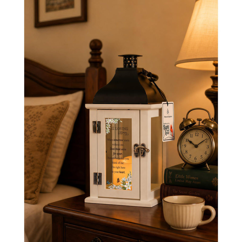 Memorial Lantern - Bereavement Sympathy Gifts for Loss of Loved One