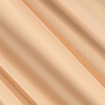 Chiffon Solid Champagne, Fabric by the Yard