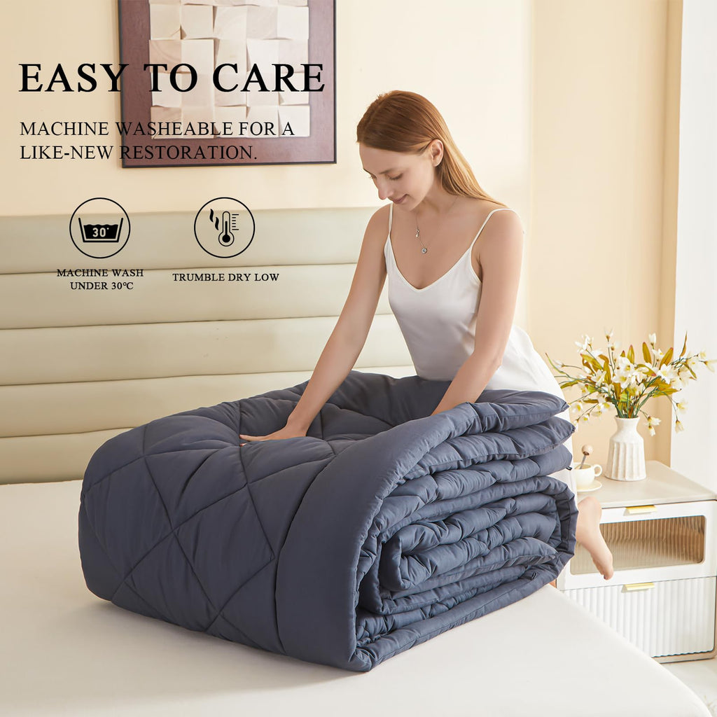 128x120 Oversized King Comforter, Extra Large King Size Comforter Oversized, All Season Soft Lightweight Quilt Down