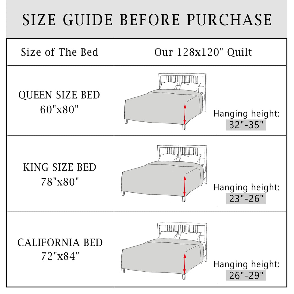 Oversized King Quilt Set Taupe-128x120 Super King Bedspread with 2 Pillow Shams-Exquisite Embroidery Bedding