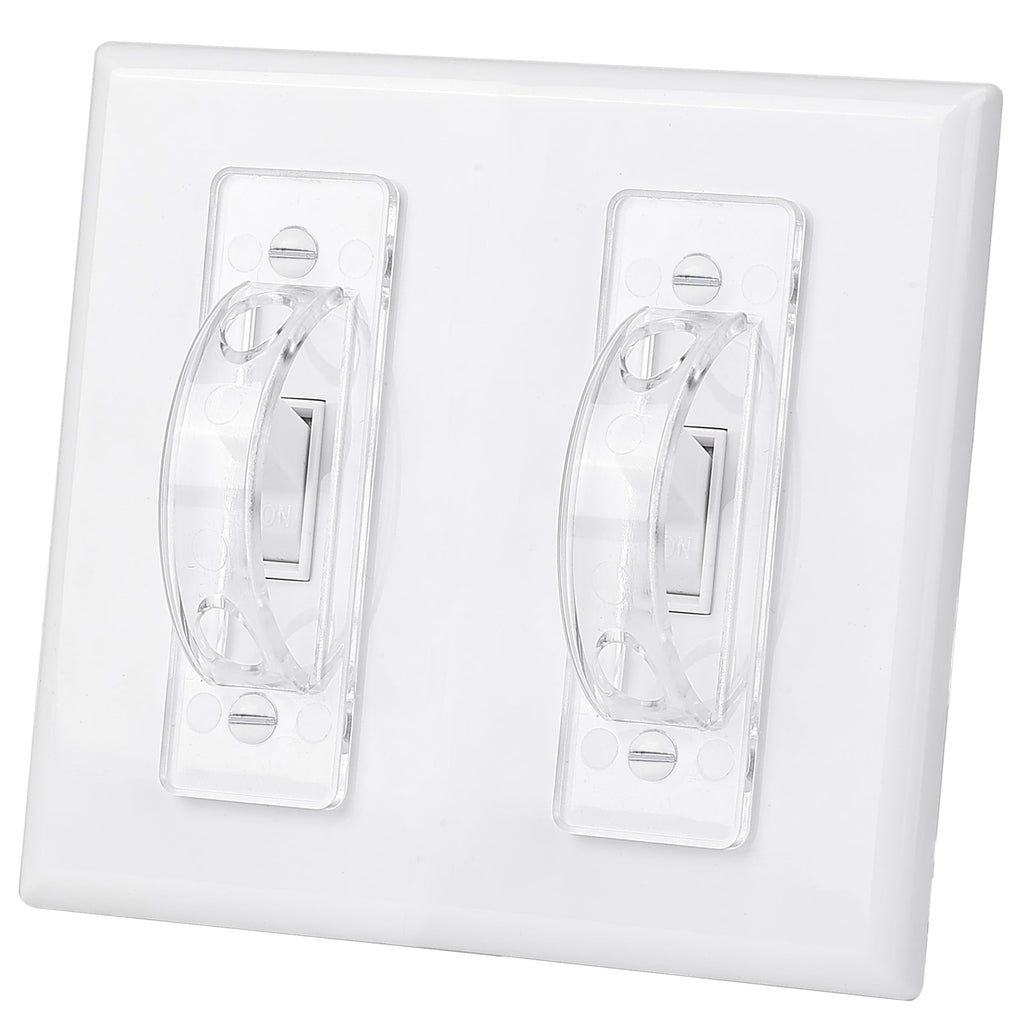 Light Switch Guard Cover, 12 Pack, Clear, Toggle Switch Cover, Child Proof