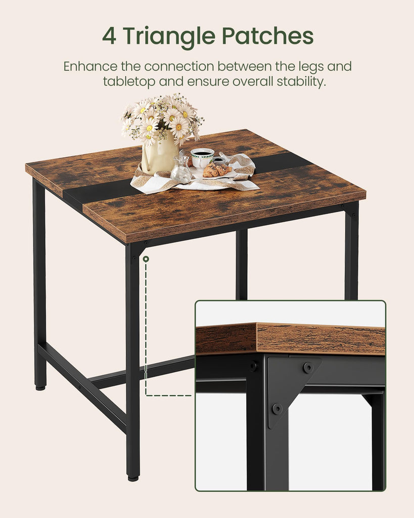 Square Kitchen Dining Table, 29.5'' Dining Table, Small Dining Tables, Writing Desk, Coffee Tables, for Restaurant