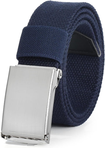 Boys Canvas Golf Belts - Adjustable Web Youth Belt for Kids