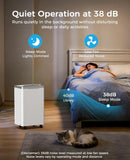 34 Pints/Day Dehumidifier for Basement, 2500 Sq. Ft Dehumidifiers for Home with Drain Hose