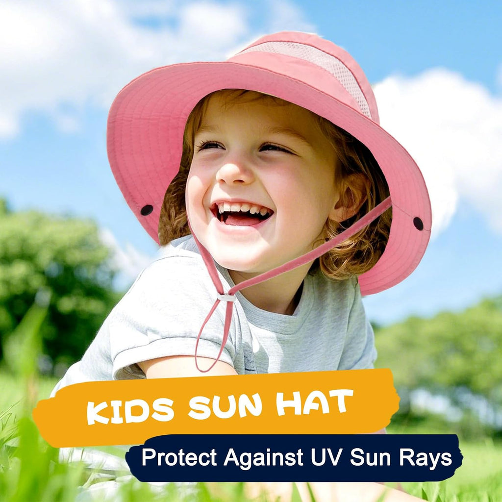 Outdoor Kids Sun Hat UPF 50+ Quick Dry Bucket Hat for Boys Girls