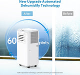 10000 BTU Portable Air Conditioner, 3-in-1 Quiet Portable AC Unit with Cool/Dry/Fan Modes, Cools Up to 450 Sq.ft