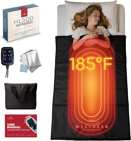 Sauna - Portable Sauna for Home - Infrared Blanket for Detox, Weight Loss & Relaxation, Dry Heat Therapy Bag
