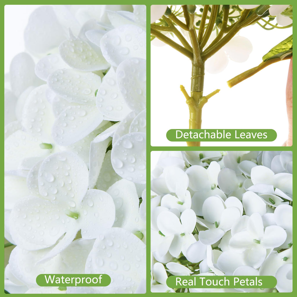 Artificial Arrangements in Glass Vase Decoration, Faux for Floral Arrangements with Faux Water Wedding Bouquets