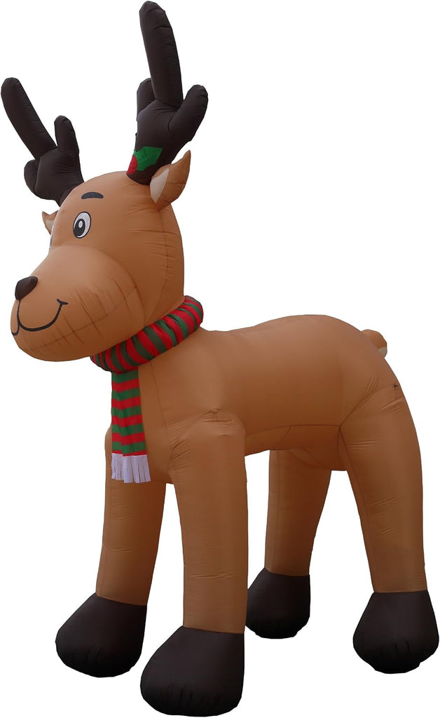 15 FT Tall Jumbo Christmas Inflatable Reindeer
