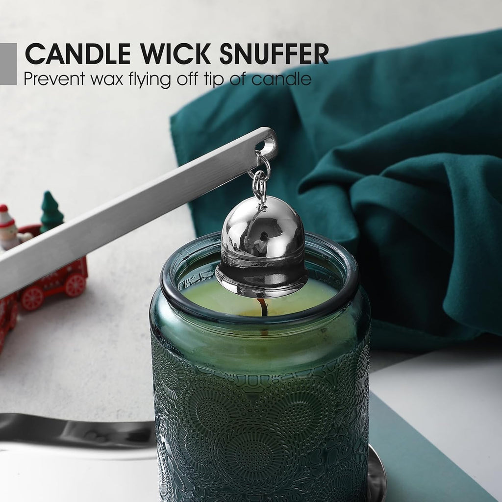Candle Wick Trimmer, Candle Snuffer, Wick Dipper and Tray Holder