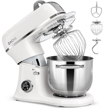 7 Quart Stand Mixer Aluminum Die Casting, 650W 12 Speed Tilt-Head Kitchen Electric Stand Mixer, Household Food Mixer