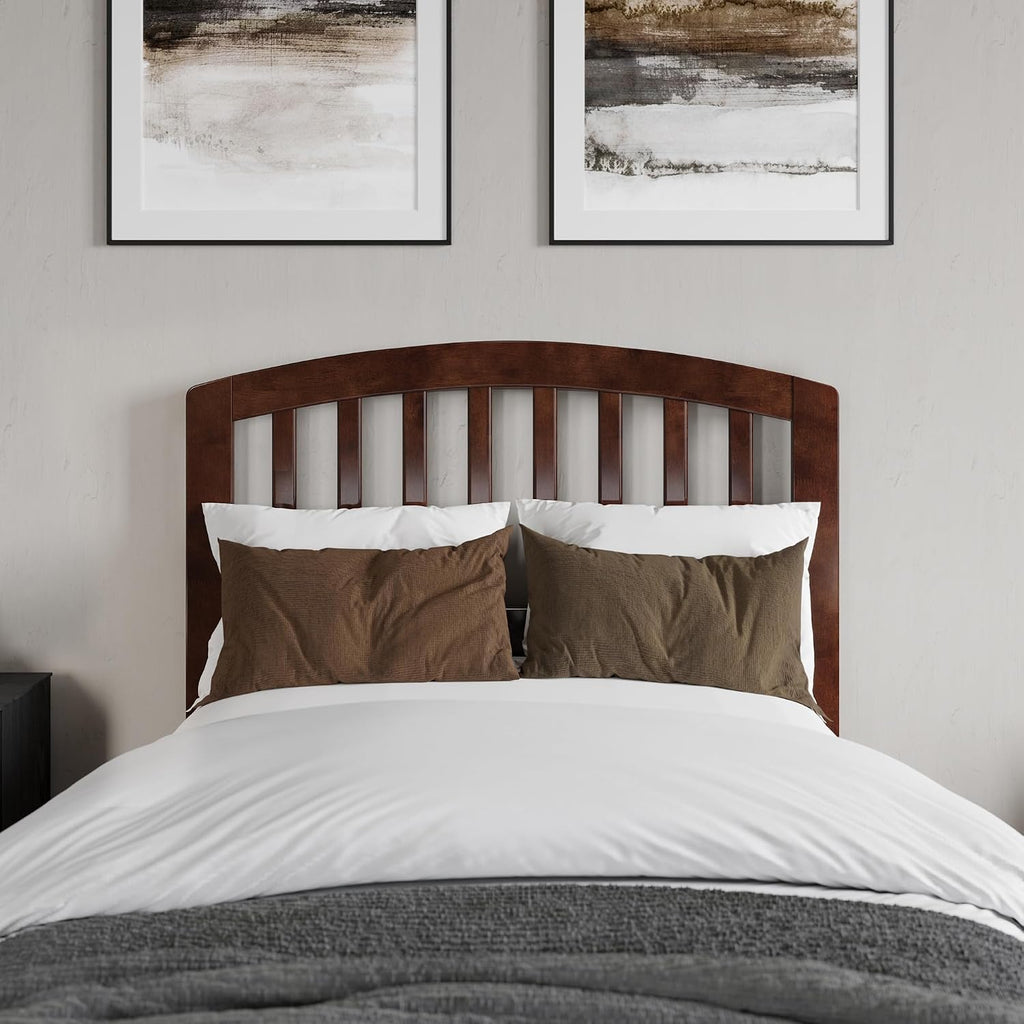 Quincy Twin XL Solid Wood Low Profile Platform Bed, Walnut