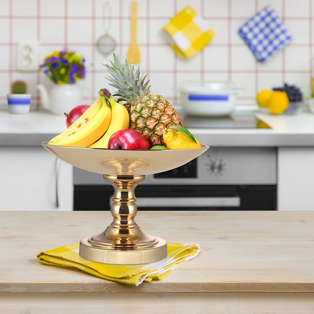 11.8"Large Centerpiece Holder Bowl, Decorative Footed Bowl, Pedestal Fruit Tray Table, Coffee Table, Living Room