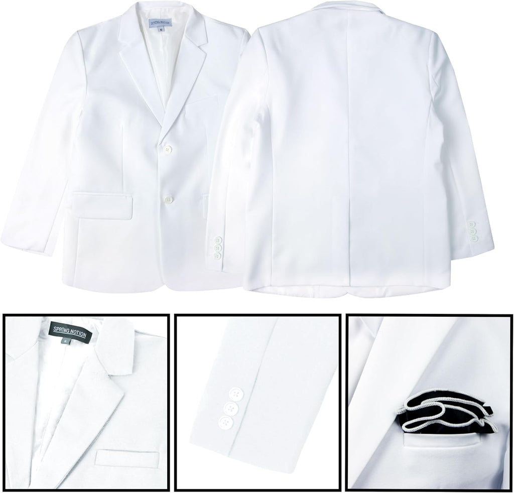 Boys' Modern Fit Suit Set - Wedding and Formal Attire
