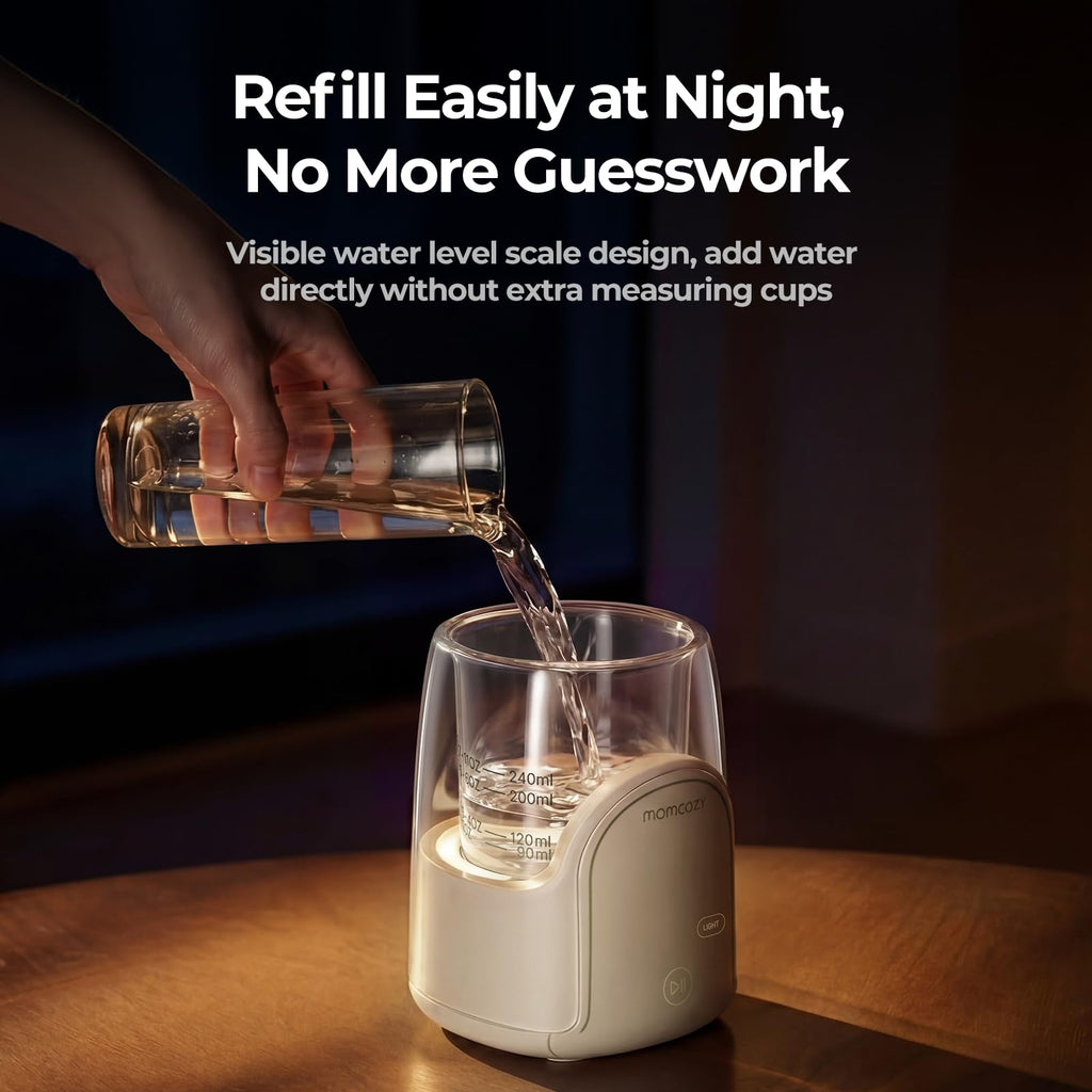 Bottle Warmer for Baby Breast Milk with Night Light