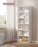 Bookshelf, 6-Tier Bookcase, Book Shelf, Open Storage Shelf, 9.4 x 23.6 x 63.3 Inches, Dinning Room