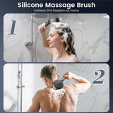 Filtered Shower Head with Handheld, High Pressure 4 Spray Mode Showerhead with Filters