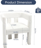 SZLIZCCC Modern Dining Chair Set of 2 / Living Room Chairs, Fabric Armchair