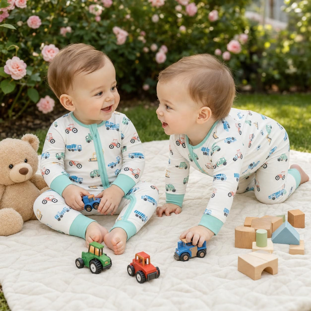 Bamboo Rayon Baby Pajamas Sleepers Rompers Infant Outfit