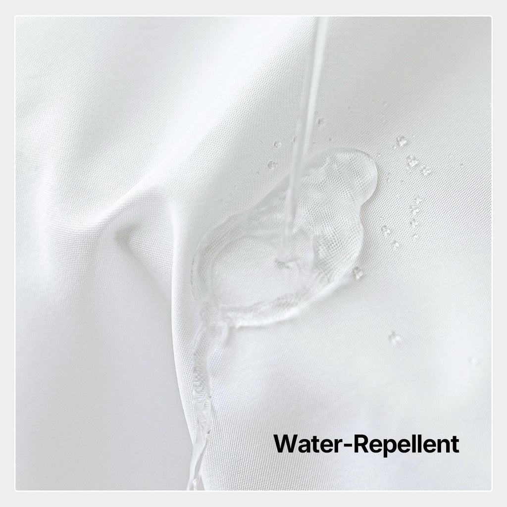 2 Pack Snap in Shower Curtain Liner Replacement, White, 70x54