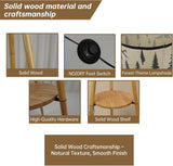 Tripod Floor Lamps Tall Standing Lamp Modern Floor Lamp with Fabric Shades,Dimmable Floor Lamp Industrial Reading Light