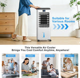 Portable Air Conditioners, 4-IN-1 Evaporative Air Cooler, Portable AC Unit w/ 4 Modes & 3 Speeds