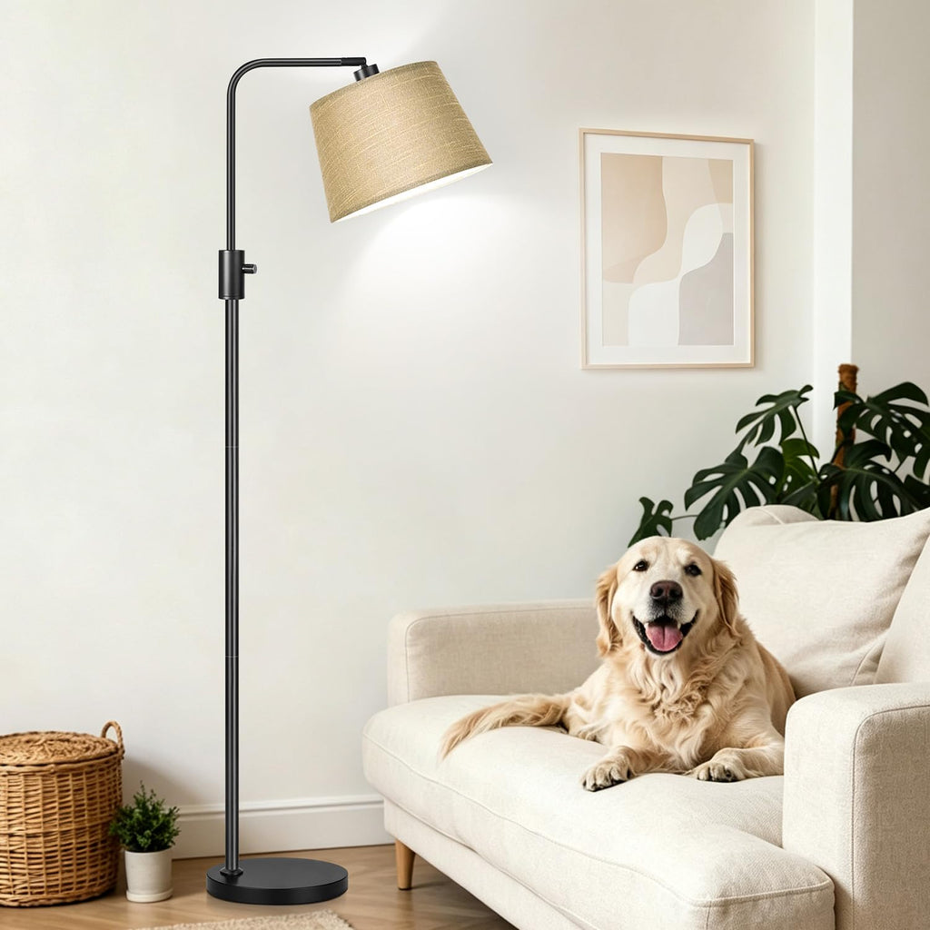 Dimmable Floor Lamp, 1000 LM LED Edison Bulb Included, Arc Floor Lamps Modern Standing Lamp Tall Lamps