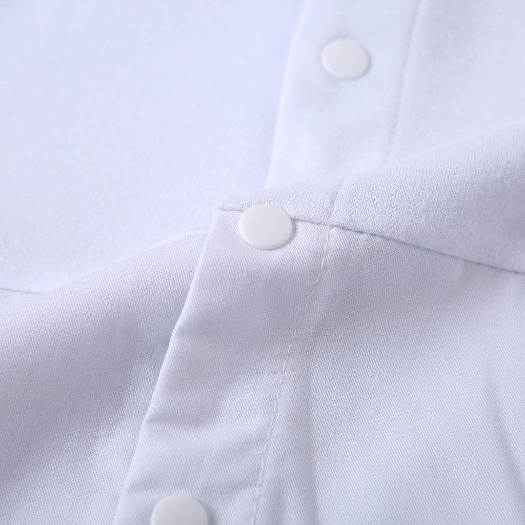 Baby Boy Clothes Suits Baby Boy's Baptism Outfits Jumpsuit Gentleman Wedding Suit Set White