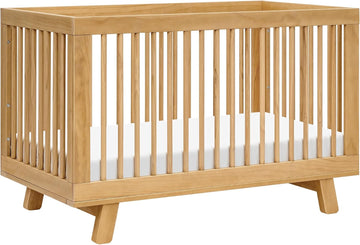 Hudson 3-in-1 Convertible Baby Crib, Honey